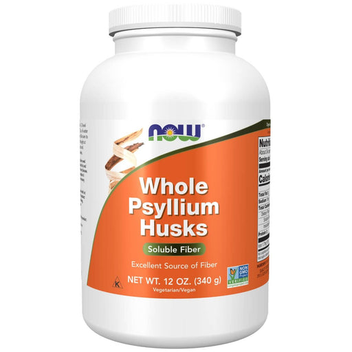 NOW Foods Whole Psyllium Husks 12oz (340g) | Premium Supplements at MYSUPPLEMENTSHOP