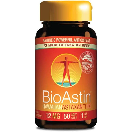 Nutrex BioAstin Hawaiian Astaxanthin 12mg 50 Softgels | Premium Supplements at MYSUPPLEMENTSHOP
