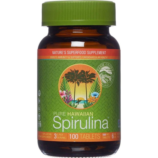 Nutrex Pure Hawaiian Spirulina 100 Tablets | Premium Supplements at MYSUPPLEMENTSHOP