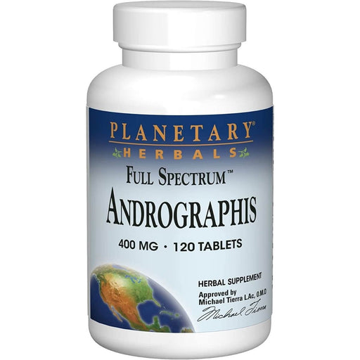 Planetary Herbals Full Spectrum Andrographis 400mg 120 Tablets | Premium Supplements at MYSUPPLEMENTSHOP