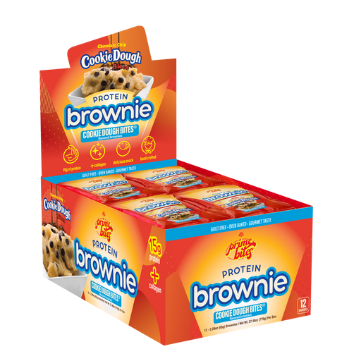 AP Sports PrimeBites Protein Brownies 12x65g (Cookie Dough Brownie)