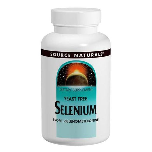 Source Naturals Selenium 200mcg 60 Tablets (Yeast Free) | Premium Supplements at MYSUPPLEMENTSHOP