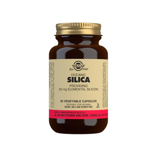 Solgar Oceanic Silica 25 mg Vegetable Capsules Pack of 50 at MySupplementShop.co.uk