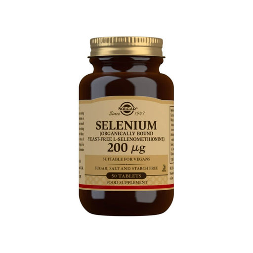 Solgar Selenium (Yeast-Free) 200 Âµg Tablets Pack of 50 at MySupplementShop.co.uk