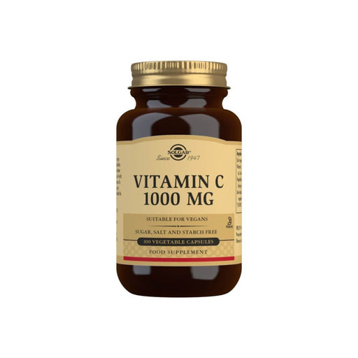 Solgar Vitamin C 1000 mg Vegetable Capsules Pack of 100 | Premium Supplements at MYSUPPLEMENTSHOP