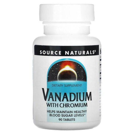 Source Naturals Vanadium with Chromium 90 Tablets | Premium Supplements at MYSUPPLEMENTSHOP