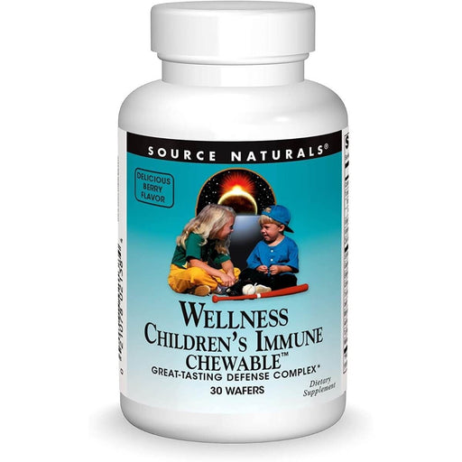 Source Naturals Wellness Children's Immune 30 Berry Chewables | Premium Supplements at MYSUPPLEMENTSHOP