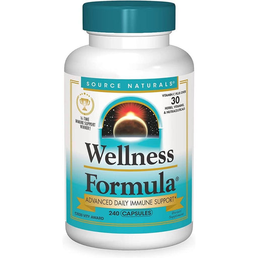 Source Naturals Wellness Formula, Advanced Immune Support 240 Capsules | Premium Supplements at MYSUPPLEMENTSHOP