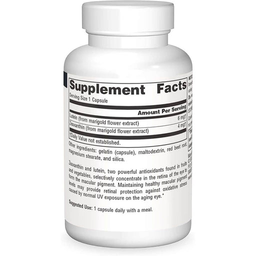 Source Naturals Zeaxanthin with Lutein 10mg 30 Capsules | Premium Supplements at MYSUPPLEMENTSHOP