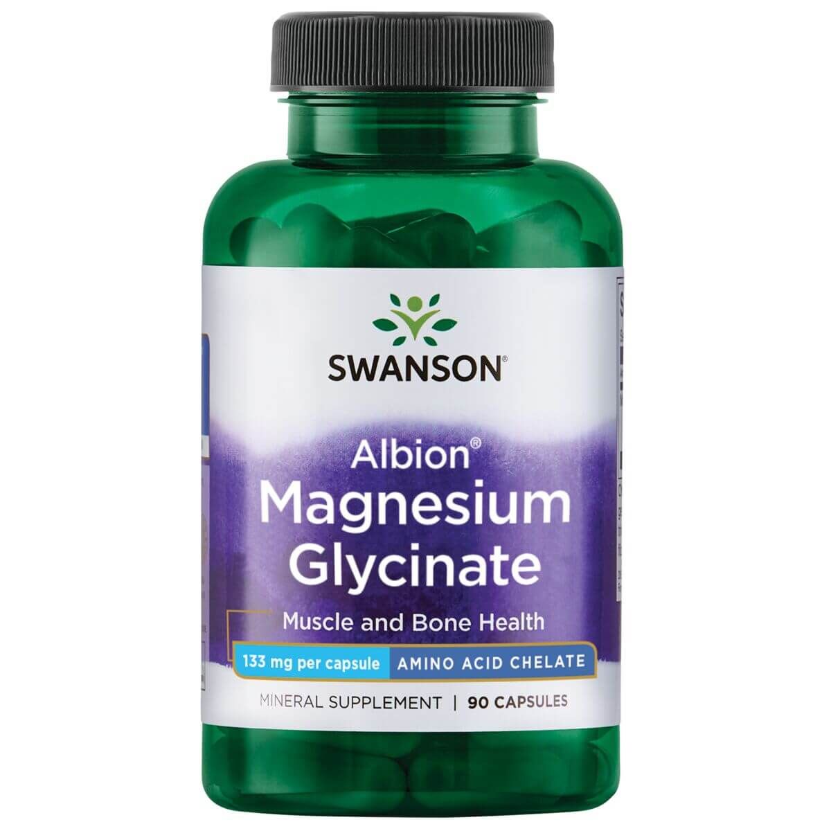Swanson Albion Magnesium 133 mg 90 Capsules at MySupplementShop.co.uk