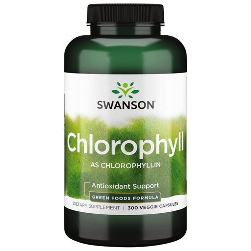 Swanson Chlorophyll as Chlorophyllin 60 mg 300 Veg Capsules | Premium Supplements at MYSUPPLEMENTSHOP