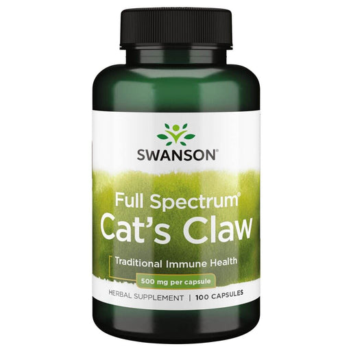 Swanson Full Spectrum Cat's Claw 500mg 100 Capsules at MySupplementShop.co.uk