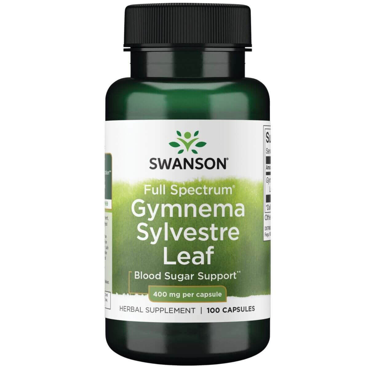 Swanson Full Spectrum Gymnema Sylvestre Leaf 400 mg 100 Capsules | Premium Supplements at MYSUPPLEMENTSHOP