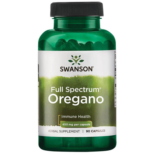 Swanson Full Spectrum Oregano 450 mg 90 Capsules | Premium Supplements at MYSUPPLEMENTSHOP