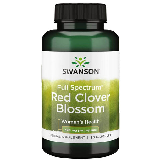 Swanson Full Spectrum Red Clover Blossom 430mg 90 Capsule | Premium Supplements at MYSUPPLEMENTSHOP