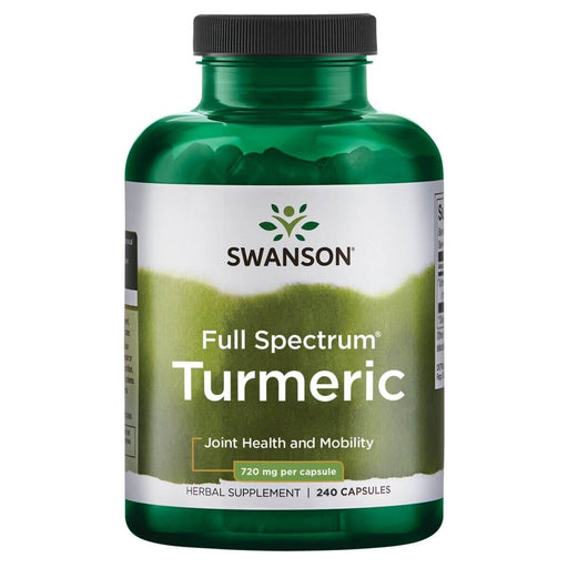 Swanson Full Spectrum Turmeric 720 mg 240 Capsules | Premium Supplements at MYSUPPLEMENTSHOP