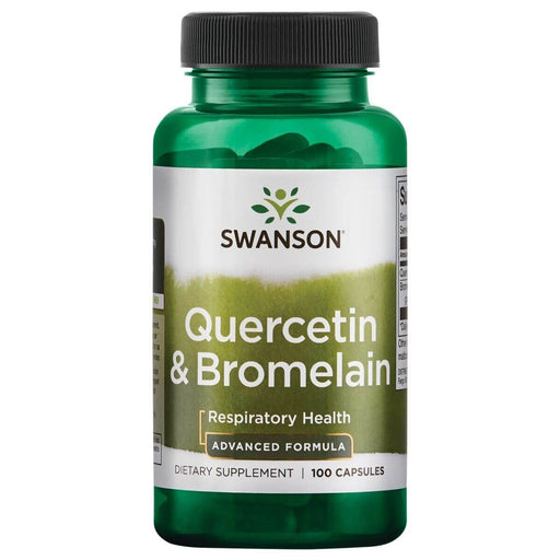 Swanson Quercetin &amp; Bromelain Advanced Formula 100 Capsules | Premium Supplements at MYSUPPLEMENTSHOP