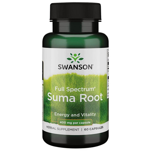 Swanson Suma Root 400mg 60 Capsules | Premium Supplements at MYSUPPLEMENTSHOP