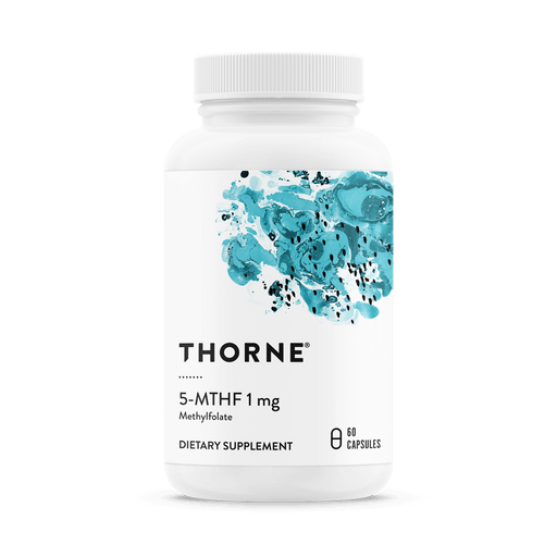 Thorne Research 5-MTHF 1mg (L-5-Methyltetrahydrofolate) 60 Capsules | Premium Supplements at MYSUPPLEMENTSHOP
