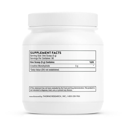Thorne Research Creatine 16oz | Premium Supplements at MYSUPPLEMENTSHOP