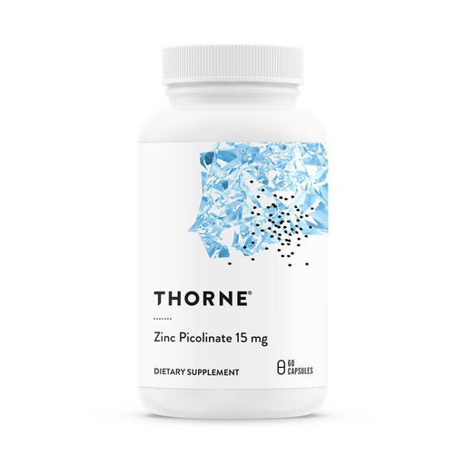 Thorne Research Zinc Picolinate 15mg 60 Capsules | Premium Supplements at MYSUPPLEMENTSHOP