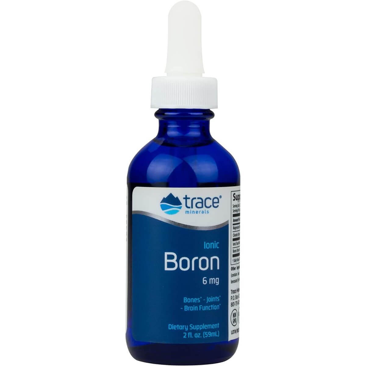 Trace Minerals Ionic Boron 6mg 2 fl oz (59ml) | Premium Supplements at MYSUPPLEMENTSHOP