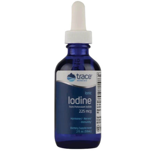 Trace Minerals Ionic Iodine from Potassium Iodide 225mcg 2 fl oz (59 ml) | Premium Supplements at MYSUPPLEMENTSHOP