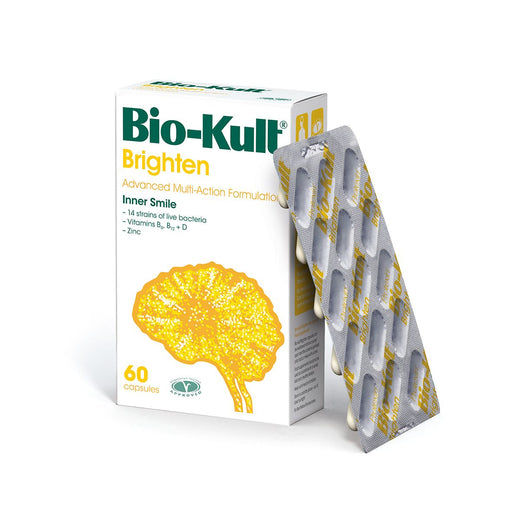 Bio-Kult Brighten Advanced Multi-Action Formulation 60 Capsules | High-Quality Health and Wellbeing | MySupplementShop.co.uk