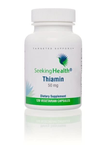 Seeking Health Thiamin, 50mg - 120 vcaps | High-Quality Combination Multivitamins & Minerals | MySupplementShop.co.uk