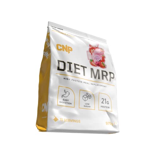 CNP Professional Diet MRP Meal Replacement with FREE Reveal Advanced Fat Loss & Muscle Maintenance Capsules. Thermogenic Energy Metabolism Increase (Strawberry) | High-Quality Fat Burners | MySupplementShop.co.uk
