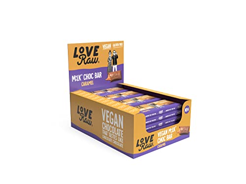 LoveRaw M:lk Choc Bar 20 x 30g Caramel | High-Quality Health Foods | MySupplementShop.co.uk