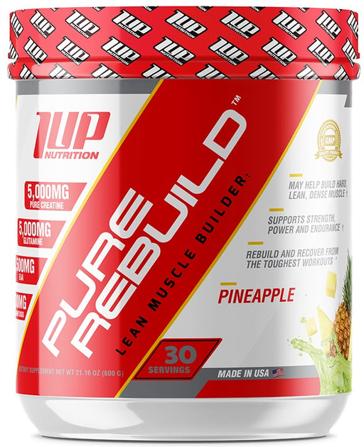 1Up Nutrition Pure Rebuild, Pineapple - 600 grams | High-Quality Pre & Post Workout | MySupplementShop.co.uk