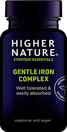 Higher Nature Gentle Iron Complex - 60 Capsules | High-Quality Iron | MySupplementShop.co.uk