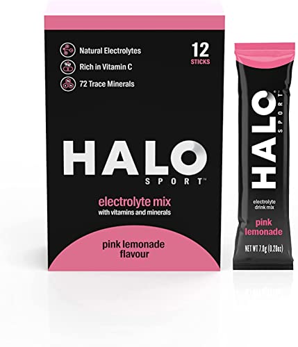 HALO Hydration Electrolyte Drink Sticks 12x60g Pink Lemonade | High-Quality Health Foods | MySupplementShop.co.uk