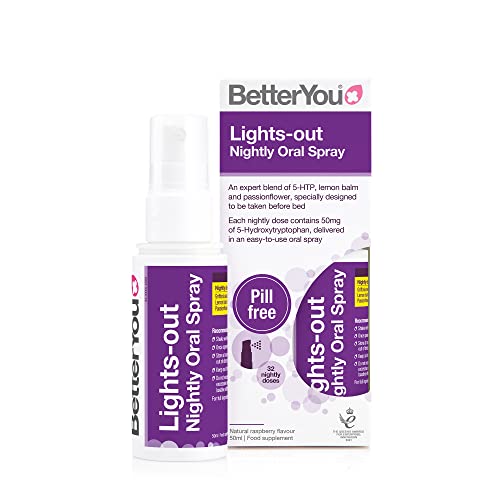 BetterYou Lights-Out 5HTP Nightly Oral Spray 50mg | High-Quality Sleep aid | MySupplementShop.co.uk