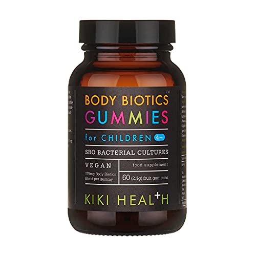 KIKI Health Body Biotics Gummies for Children 4+ | 60 Gummies | SBO Probiotics | Made with Real Fruit | No Added Sugars or Sweeteners | High-Quality Bacterial Cultures | MySupplementShop.co.uk