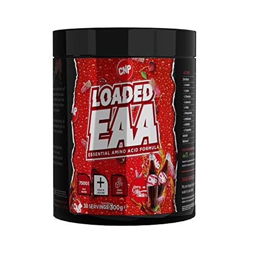 CNP Professional Loaded EAA Essential Amino Acid 30 Serving 300g EAA BCAA Recovery & Repair of Muscle Cherry Cola Bottle Flavour | High-Quality BCAAs | MySupplementShop.co.uk