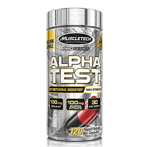 MuscleTech Alpha Test - 120 caps | High-Quality Natural Testosterone Support | MySupplementShop.co.uk