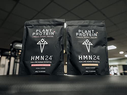 HMN24 Plant Protein + 500g Strawberry & Banana | High-Quality Vegan Proteins | MySupplementShop.co.uk
