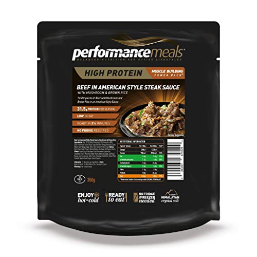 Performance Meals Beef in an American Style Steak Sauce | High-Quality Health Foods | MySupplementShop.co.uk
