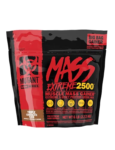 Mutant Mass Extreme 2500 2.72kg Triple Chocolate | High-Quality Weight Gainers & Carbs | MySupplementShop.co.uk