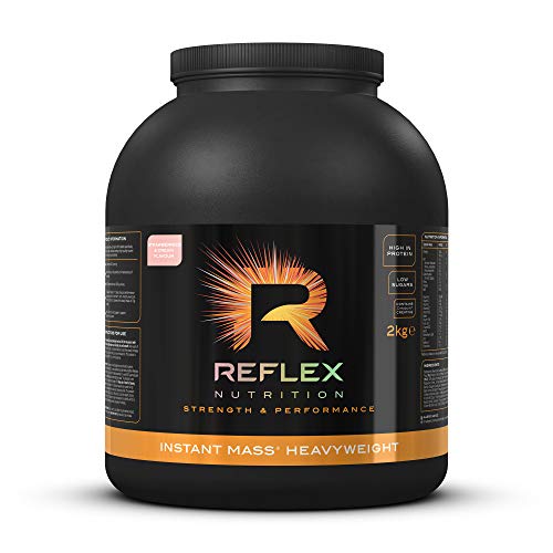 Reflex Nutrition Instant Mass Heavyweight 2kg Strawberries & Cream | High-Quality Weight Gainers & Carbs | MySupplementShop.co.uk