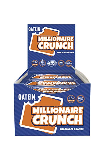 Oatein Millionaire Crunch 12x58g Chocolate Orange | High-Quality Sports Nutrition | MySupplementShop.co.uk