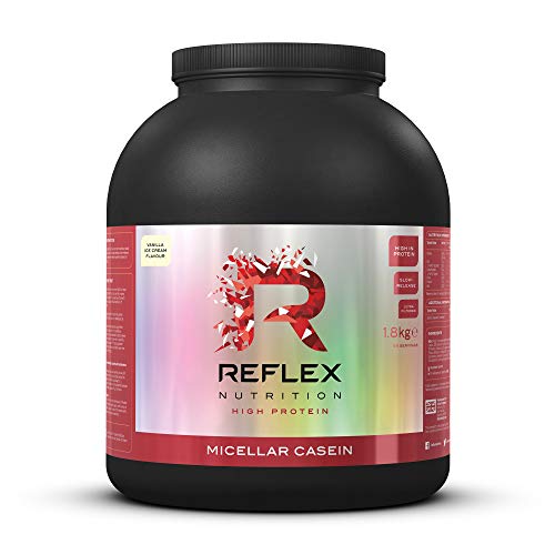 Reflex Nutrition Micellar Casein 1.8kg Vanilla Ice Cream | High-Quality Sports Nutrition | MySupplementShop.co.uk