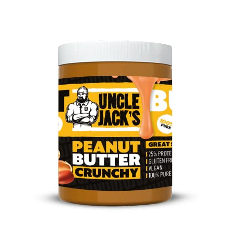 Uncle Jack's Peanut Butter 1kg Crunchy | High-Quality Health Foods | MySupplementShop.co.uk