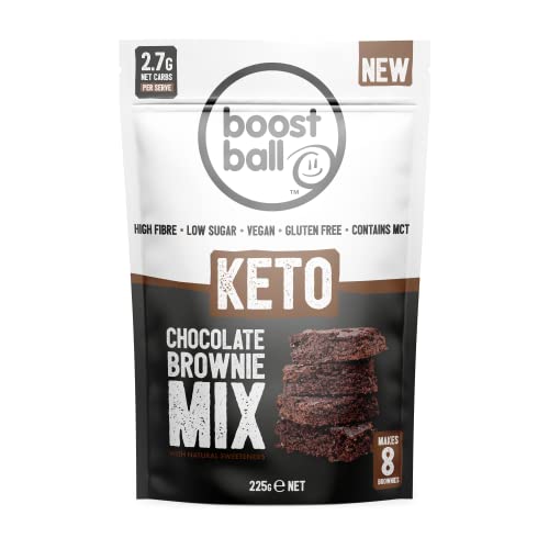 Boostball Keto Choc Brownie Mix 225g | High-Quality Health Foods | MySupplementShop.co.uk