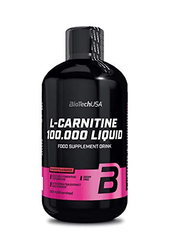 BioTechUSA L-Carnitine 100.000, Cherry - 500 ml. | High-Quality Amino Acids and BCAAs | MySupplementShop.co.uk