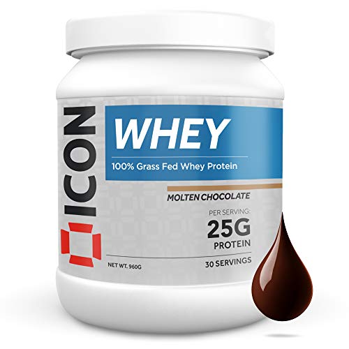 ICON Nutrition Whey Protein Powder 960g 30 Servings - Molten Chocolate | High-Quality Sports Supplements | MySupplementShop.co.uk