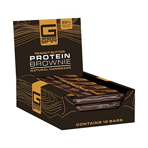 G-Bar Peanut Butter Brownie 12x60g | High-Quality Sports Nutrition | MySupplementShop.co.uk