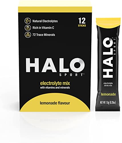 HALO Hydration Electrolyte Drink Sticks 12x60g Lemonade | High-Quality Health Foods | MySupplementShop.co.uk